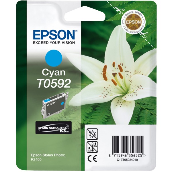 Cartuccia Epson T0592 (C13T05924010) ciano - 179454