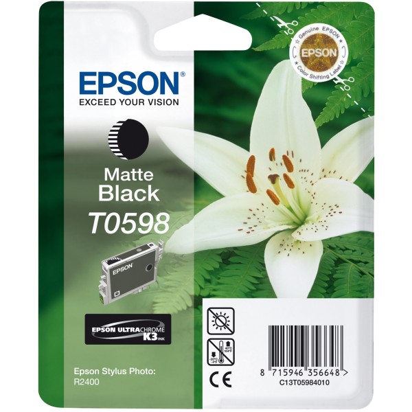 Cartuccia Epson T0598 (C13T05984010) nero opaco - 179519