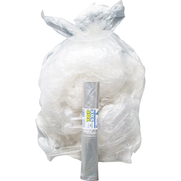Sacchi immondizia Cagliplast trasparenti 30 litri - 21 micron - 50x60 cm  (conf. 20)