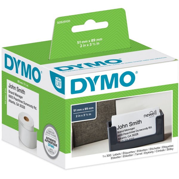 Etichette Dymo 89x51 mm (S0929100) bianco - 215685