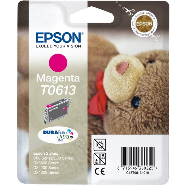 Cartuccia Epson T0613/blister RS (C13T06134010) magenta - 222144