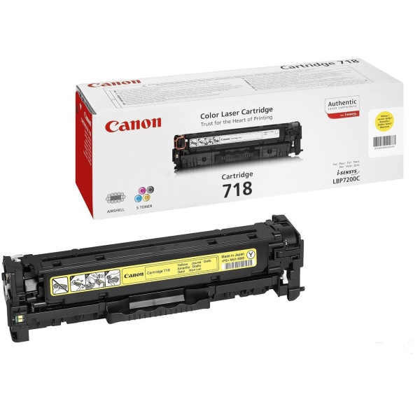 Toner Canon CRG 718 Y (2659B002) giallo - 226855