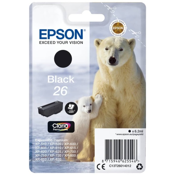Cartuccia Epson 26 (C13T26014012) nero - 235833