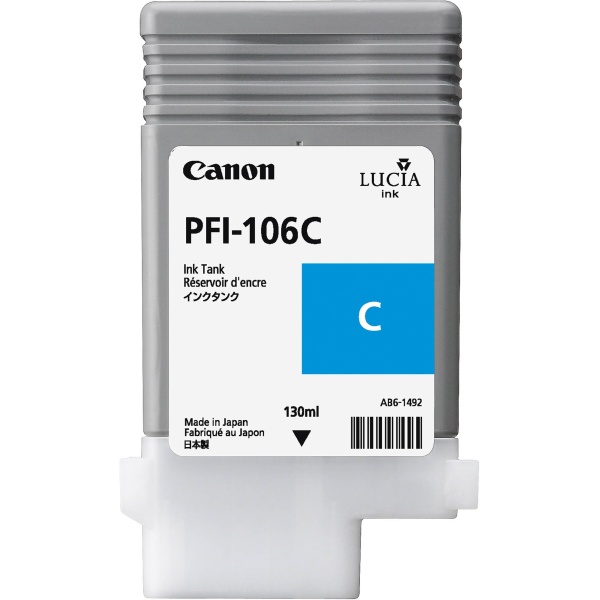 Serbatoio Canon PFI-106 (6622B001AA) ciano - 236123