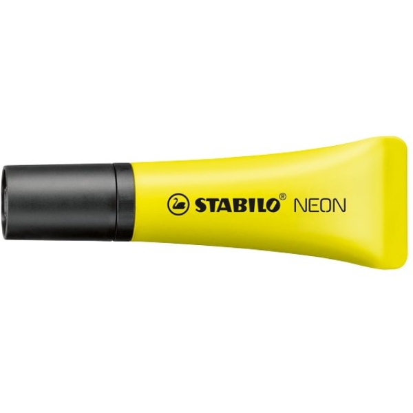 Evidenziatore a tubetto Stabilo Neon giallo - tratto 2-5 mm (conf. 10)