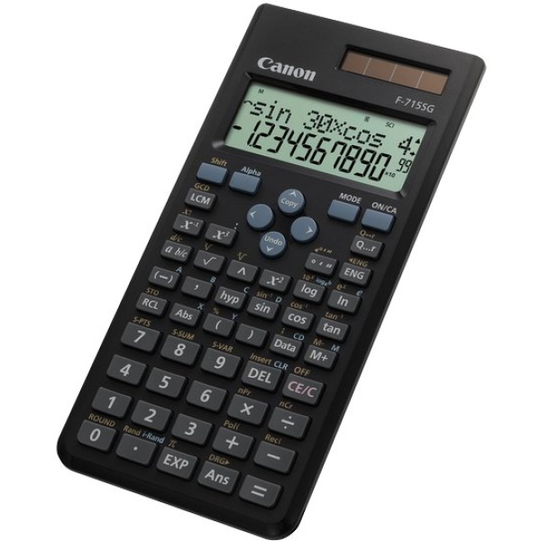 Calcolatrice Scientifica Canon F-715SG | 250 Funzioni | Display A 2 Righe | Alimentazione Solare E Batteria - Foto 6