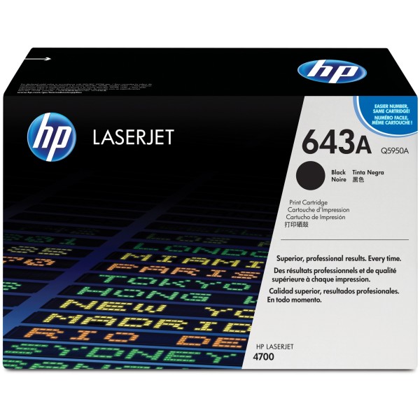 Toner HP 643A (Q5950A) nero - 241133