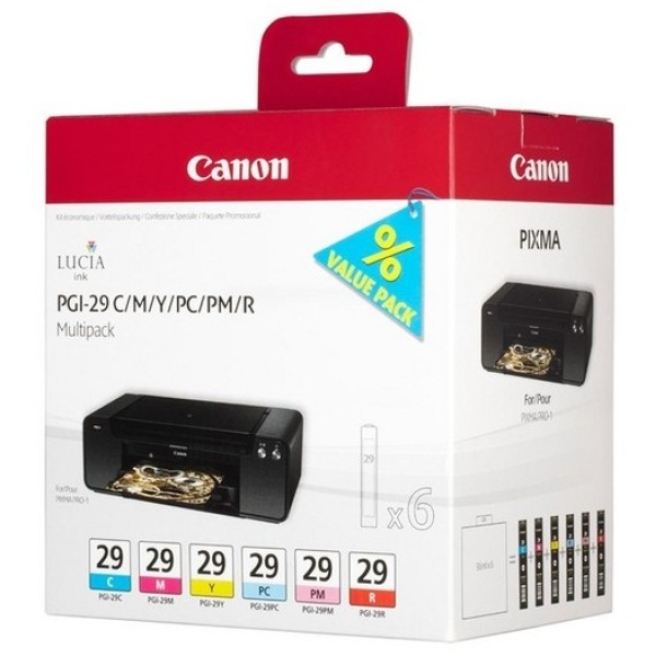 Serbatoio Canon PGI-29 C/M/Y/PC/PM/R (4873B005) 6 colori - 242940