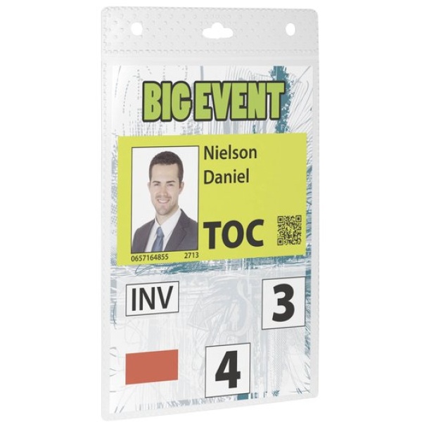 Portanome Maxi A6 Durable - Busta Portanome A6 verticale - 10,5X14,8 Cm - 8526-19 (Conf.20)