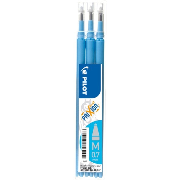 Refill per penna a sfera cancellabile Frixion Ball Pilot - azzurro - 006645 (conf.3)