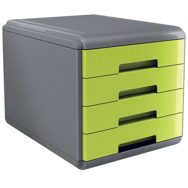 Accessori Da Scrivania My Desk Arda - Cassettiera - 29,5X38,5X28,2 Cm - Verde - 18P4Pv