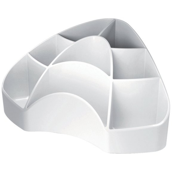 Accessori Da Scrivania My Desk Arda - Portaoggetti - 18,5X12,3X9 Cm - Bianco - 7121B