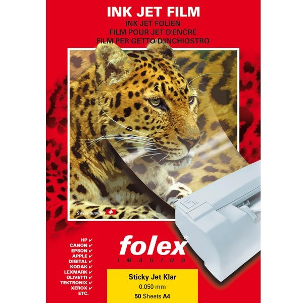 conf. 50 Film adesivo inkjet trasparen Folex 2939C.050.44100