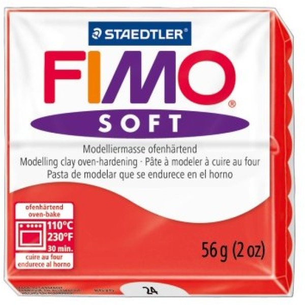 Staedtler Fimo  - Rosso Indiano - 8020-24