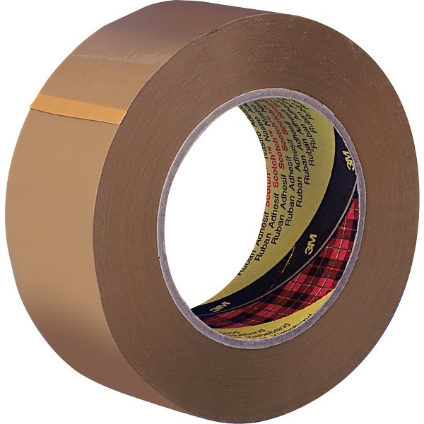 Nastro adesivo imballaggio Scotch poco rumoroso 50 µm - 50 mm x 66 m -  Avana (conf. 6)