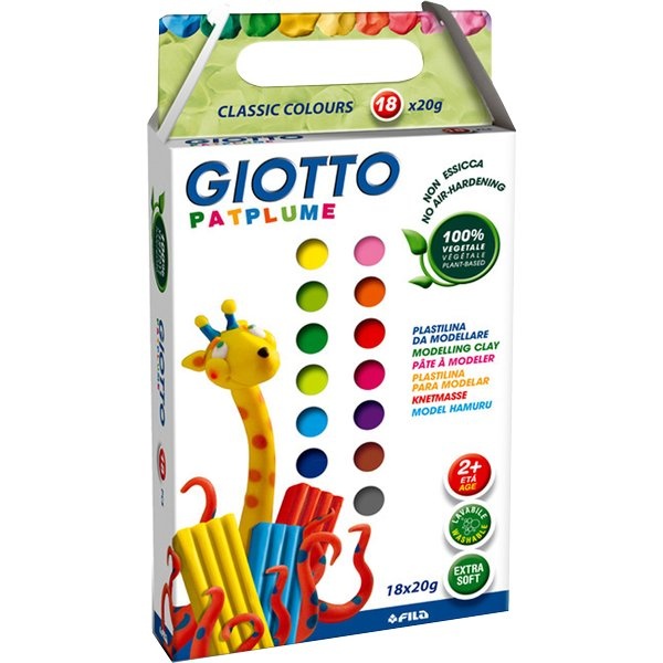 Astuccio Giotto Patplume  - Classici E Fluo - 20X18 G - 513100