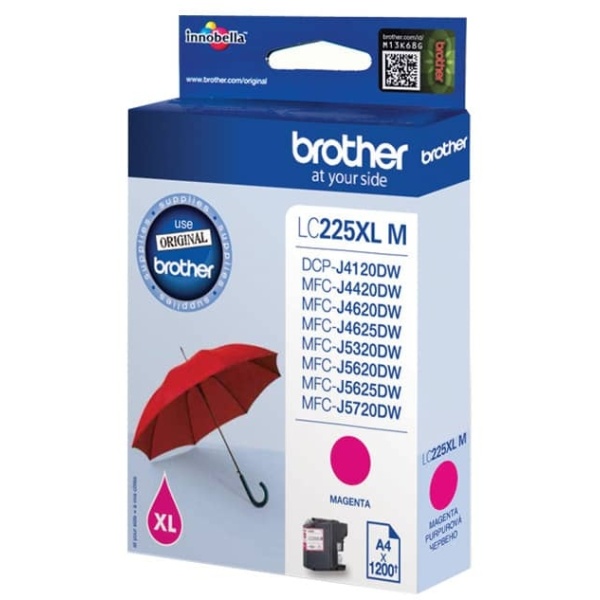 Cartuccia Brother LC-225 (LC-225XLM) magenta - 309644