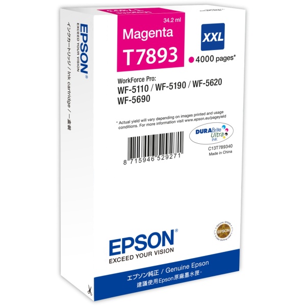 Cartuccia Epson T7893 - XXL (C13T789340) magenta - 310470