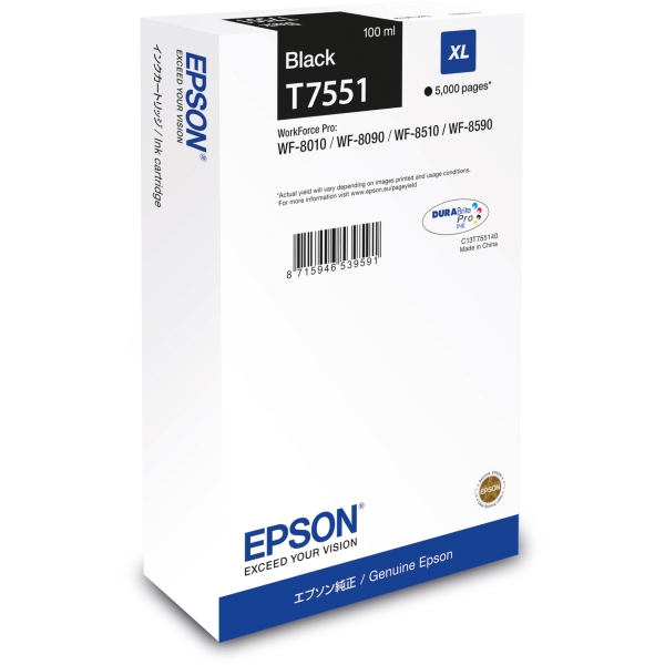 Cartuccia Epson T7551XL (C13T755140) nero - 310482