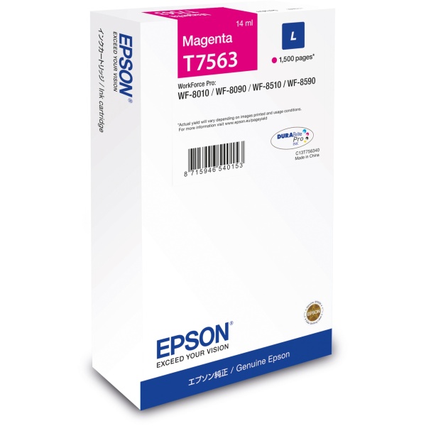 Cartuccia Epson T7563L (C13T756340) magenta - 310527