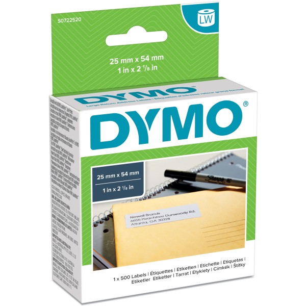 Etichette Dymo 54x25 mm - 11352 (S0722520) bianco - 328094