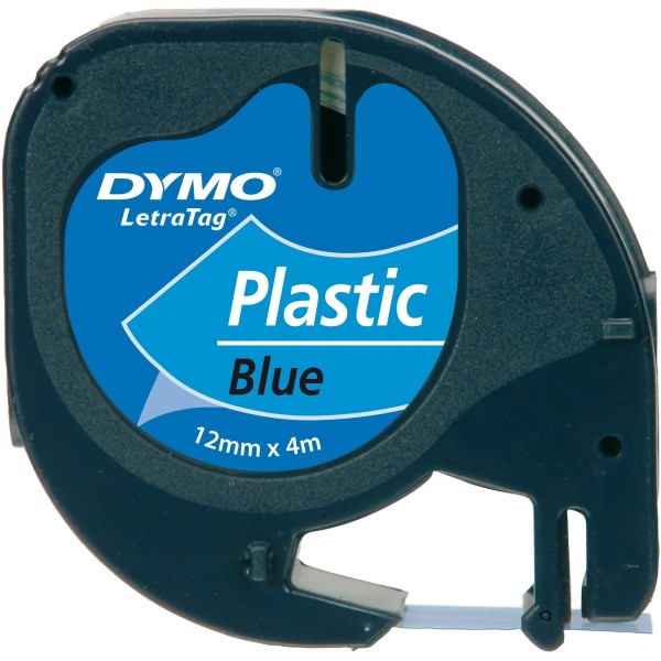 Nastro Dymo 12mm x 4m (S0721650) nero-blu - 345571