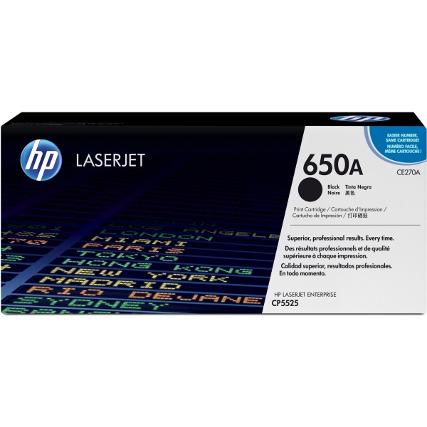 Toner HP 650A (CE270A) nero - 352005