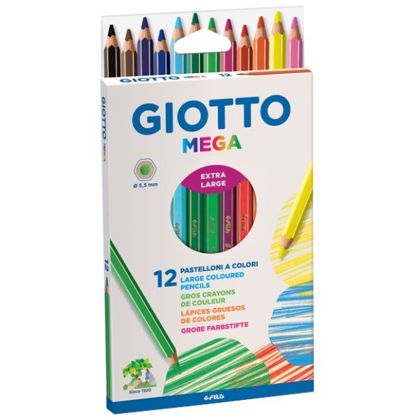 Matite colorate Giotto Mega - 356609