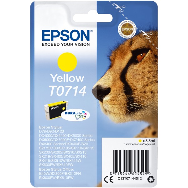 Cartuccia Epson T0714 (C13T07144012) giallo - 376986