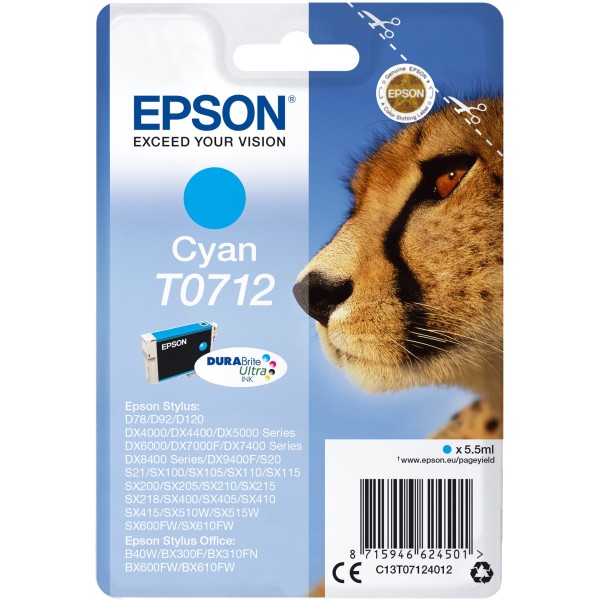 Cartuccia Epson T0712 (C13T07124012) ciano - 377177