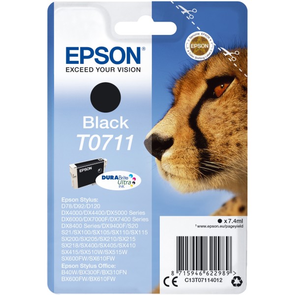 Cartuccia Epson T0711 (C13T07114012) nero - 377208