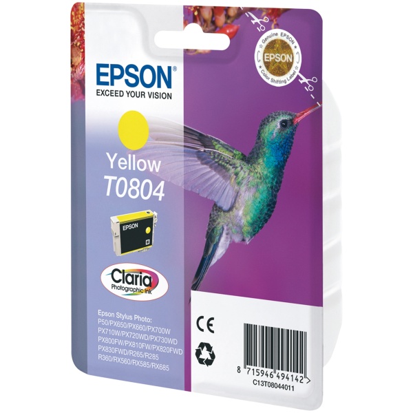 Cartuccia Epson T0804/blister RS (C13T08044011) giallo - 381767