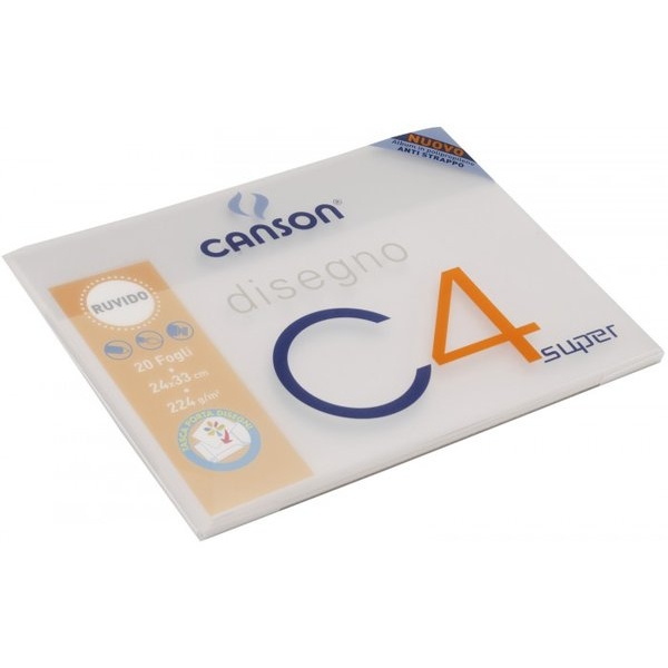 Album da disegno C4 Super in PPL Canson - album - ruvido - 224g/m&sup2; - 400048293