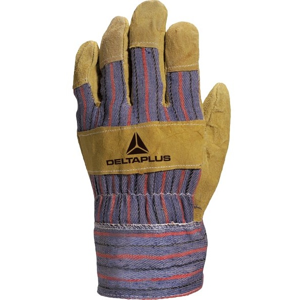 Guanti DC103 Delta Plus - beige/blu - DC10310 (conf.12)