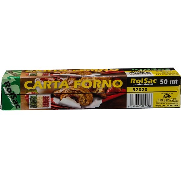 Carta da forno in rotolo - 50 m - 37020