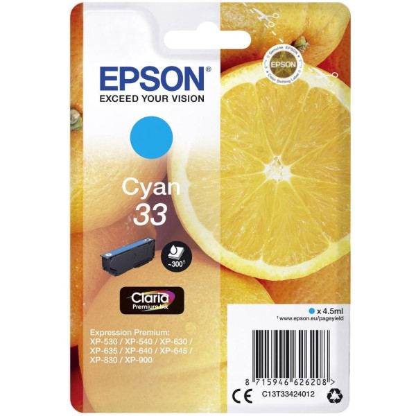 Cartuccia Epson T33 (C13T33424012) ciano - 409454
