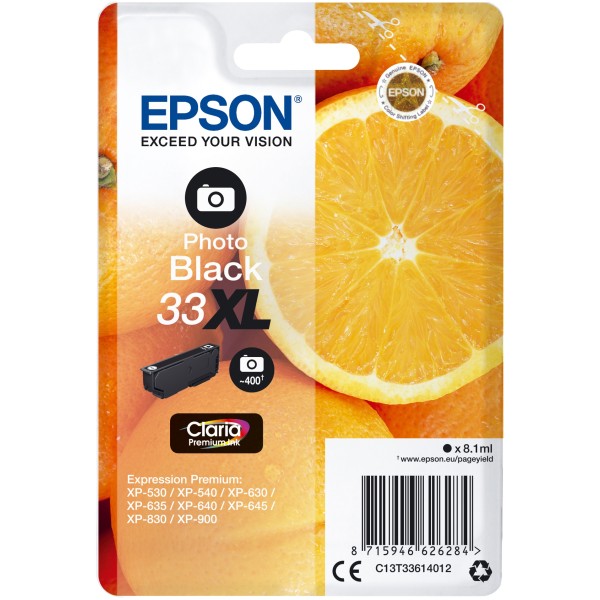 Cartuccia Epson T33XL (C13T33614012) nero fotografico - 409496