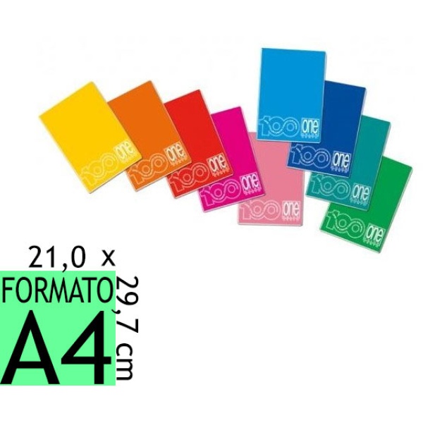 Quaderni A4 One Color 100 Blasetti - A4 - A - 36+2 - 1920 (conf.10)