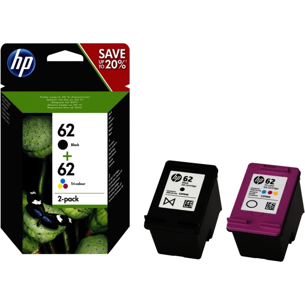 HP 62 N9J71AE Combopack da 2 Cartucce Originali per