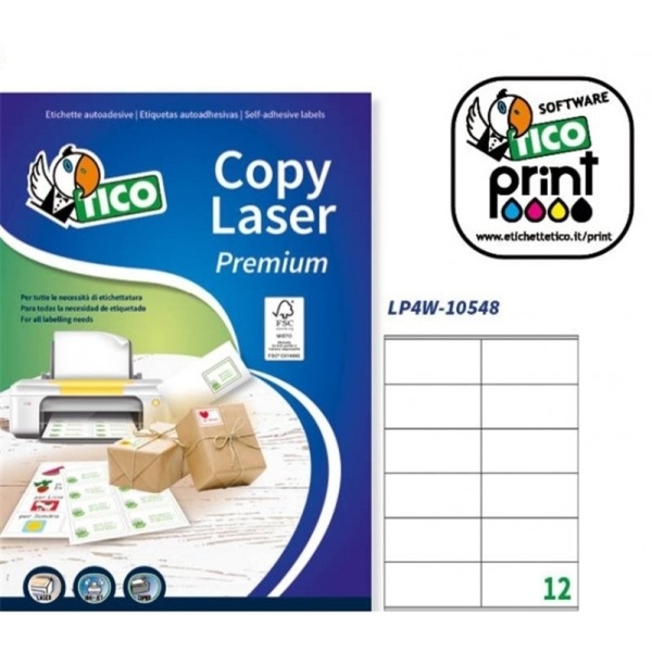 Etichette Spedizione Autoadesive 1000 Etichette Di Spedizione Autoadesive Premium 8,5 X 5,5 Cm - Mezzo Foglio Marca PLS Fogli Adesivi