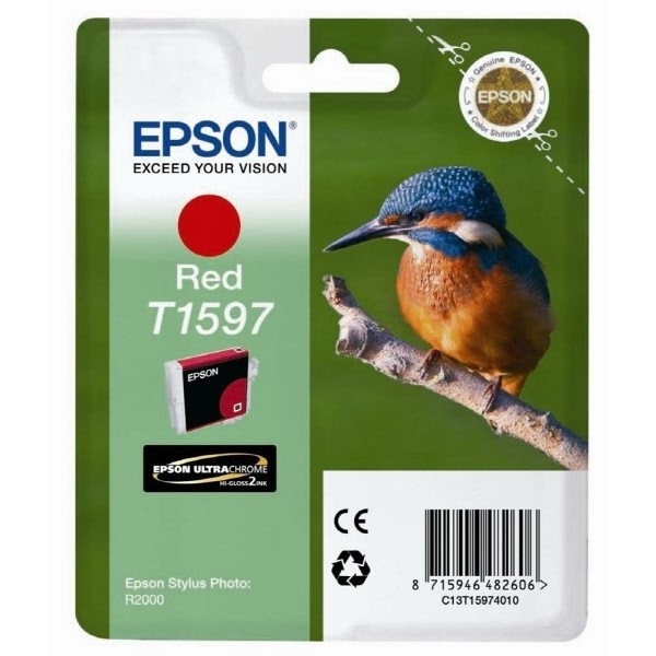 Cartuccia Epson T1597 (C13T15974010) rosso - 492926