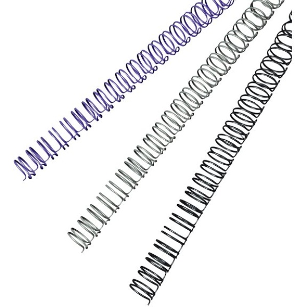 Spirali Metalliche GBC 34 Anelli 6mm - Bianco, Per Rilegatrici WireBind, Confezione Da 100 Pezzi - Foto 6