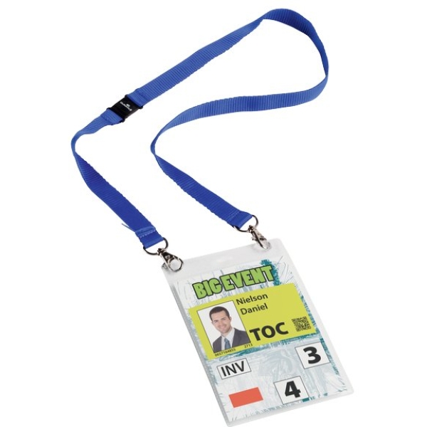 Portanome Maxi A6 Durable - blu - 10,5 x 14,8 cm - 8525-07 (conf.10)