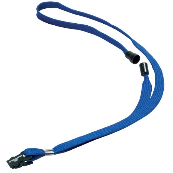 Cordoncino in tessuto Durable - blu - 44 cm - 8119-07 (conf.10)