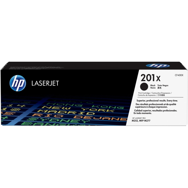 Toner HP 201X (CF400X) nero - 601261