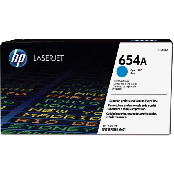 Toner HP 654A (CF331A) ciano - 601306