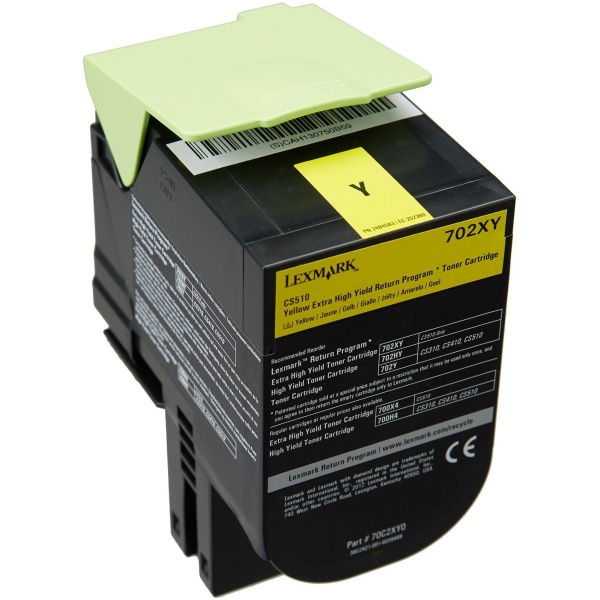 Toner Lexmark 702XY (70C2XY0) giallo - 601354