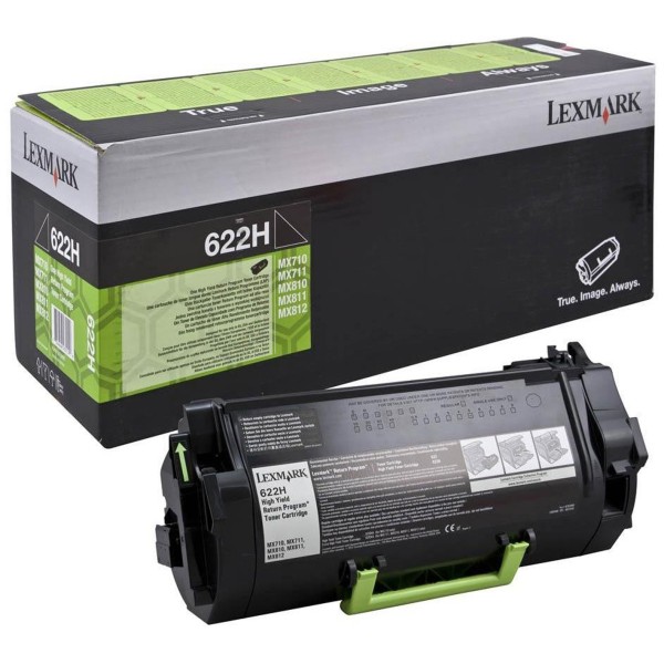 Toner Lexmark 622H (62D2H00) nero - 601374