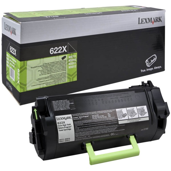 Toner Lexmark 622X (62D2X00) nero - 601376