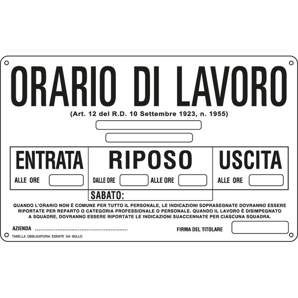Cartelli Segnalatori - 3301 - Cartelli per la comunicazione